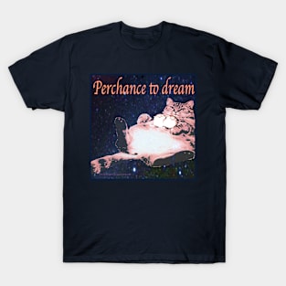 Perchance to Dream Cat in space T-Shirt